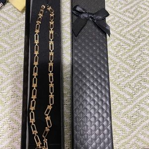 18K REAL SAUDI GOLD 16" MINI LINKS HARDWARE INSPIRED BY TIFFANY
